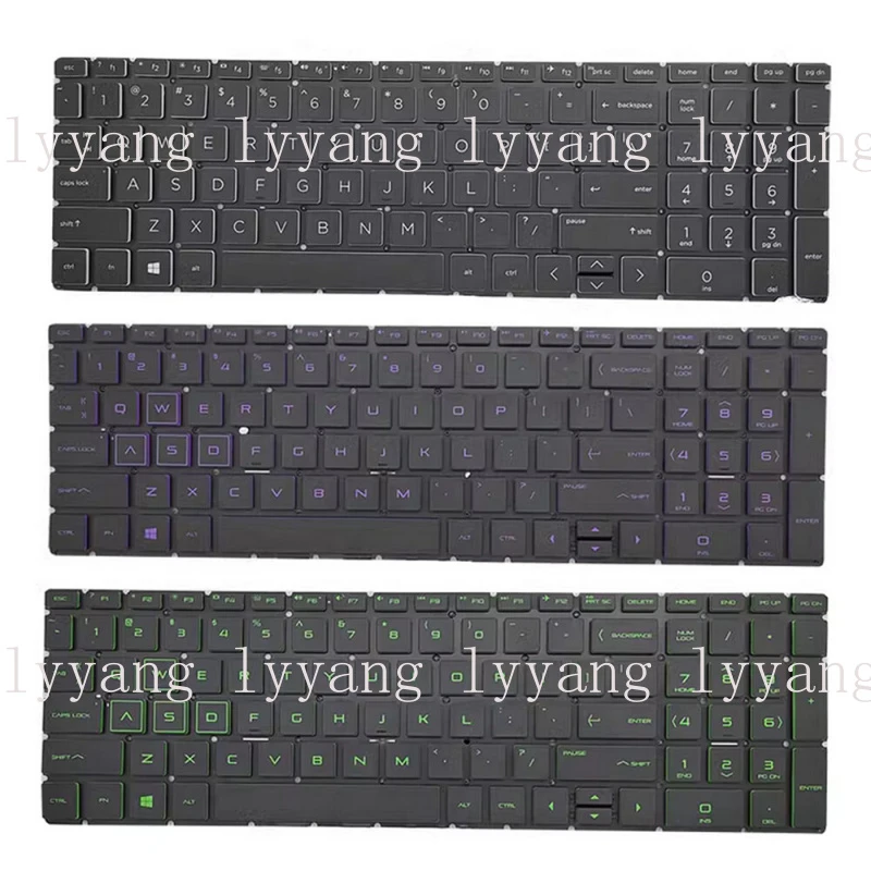 

f Replacement For HP 15-CX 15-DK 15-EC TPN-C133 Laptop Keyboard with Backlit