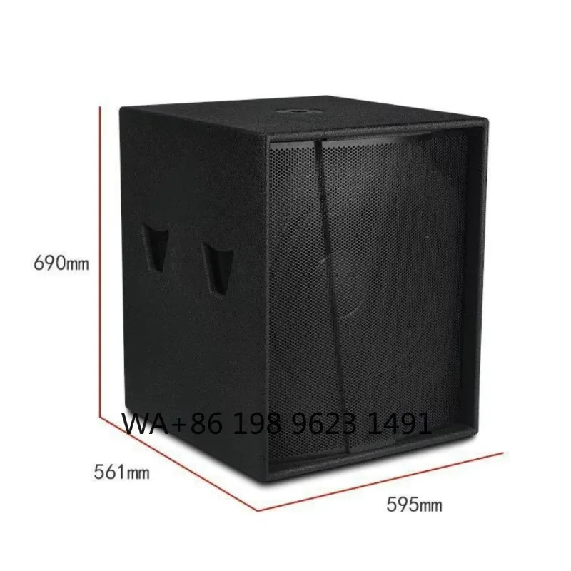 15 Inch Waterproof Outdoor PA Speaker High Power Loud Sound Box System with Stand for DJ Party Stage Show