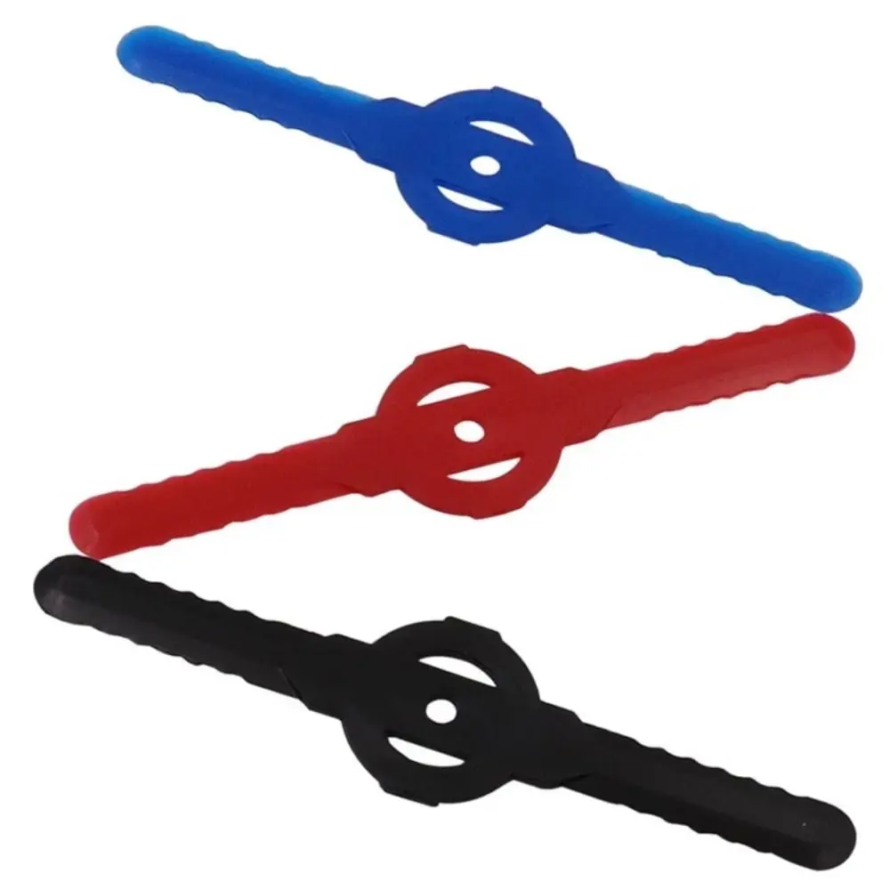 10PCS Verdicken Rasen Trimmer Rasenmäher Klinge Ersetzen Klinge Kunststoff Gras Trimmer Klinge Automatisch Falten Rasen