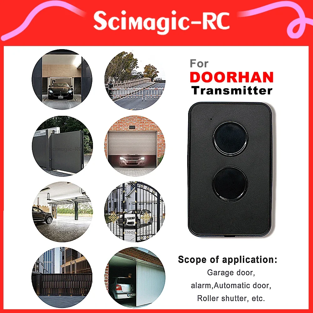 

100% совместимый передатчик DOORHAN 2 / 4 Pro 433,92 МГц Скользящий код Дистанционное управление гаражными воротами Барьерный брелок