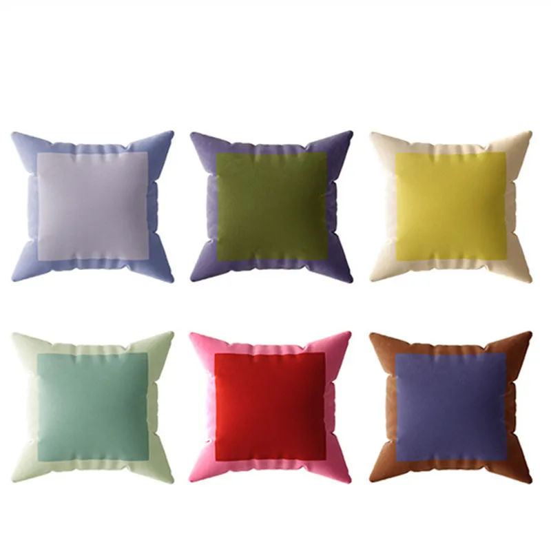 Minimalism Chshion Cover Soft Velvet Decorations Cushion Case for Bed Couch Sofa Outdoor Home Decor 18x18 Rustic Pillowcase 45cm