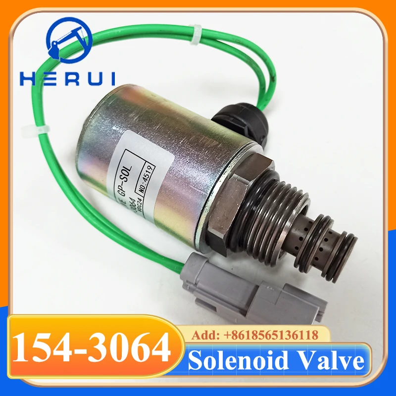 

154-3064 1543064 Solenoid Valve 24V for Grader 120H 120K 140K 160H NA 163H