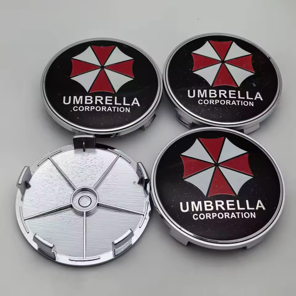 4x 68mm Umbrella Nabendeckel Radkappen Radnabendeckel