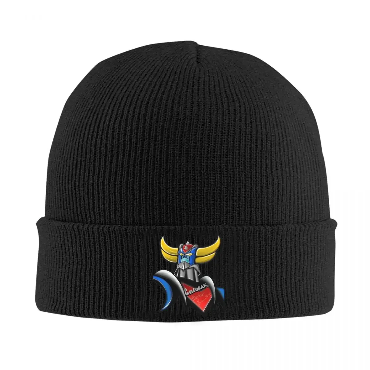 Mazinger-Z Knitted Hat Women's Men's Beanies Autumn Winter Hats Acrylic Anime 70s Retro Manga Super Robots Hip Hop Caps