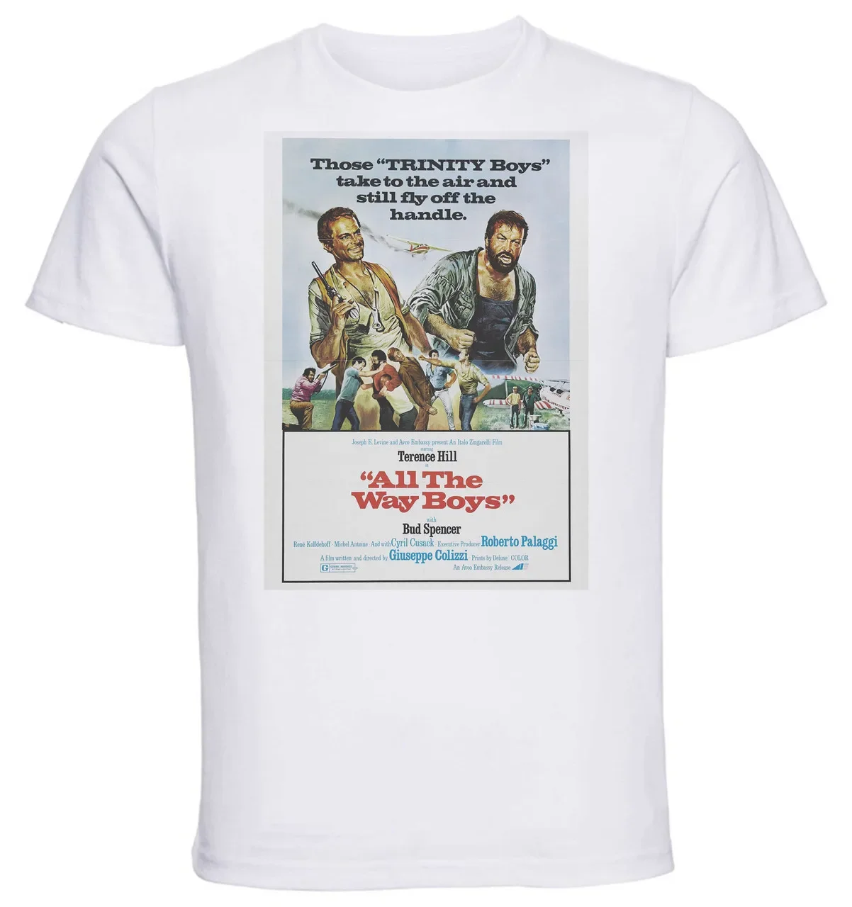 T-shirt Unisex - White - All The Way Boys Playbill