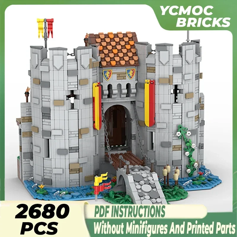 Moc Mattoni da costruzione Modello Il Cancello del Castello di Bricktenstein Tecnologia Blocchi modulari Regali Giocattoli per bambini Set fai da te Assemblaggio