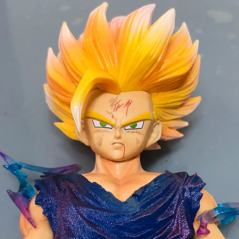 25cm Dragon Ball Z Figurines Gk Statue Super Saiyan 2 Son Gohan Anime Action Figure Anime Merchandise Model Collection Gift - view 4