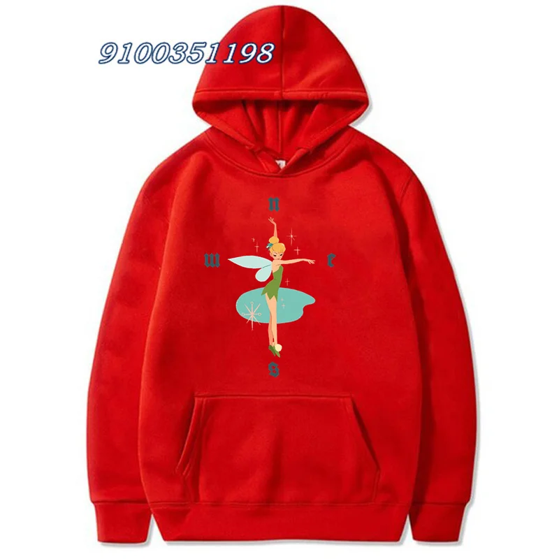 Hot Movie Hoodie Women Harajuku Funny Hoodies Cartoon Princess Tinker Bell Anime Streetwear Aesthetic Pullover Sweatshirts