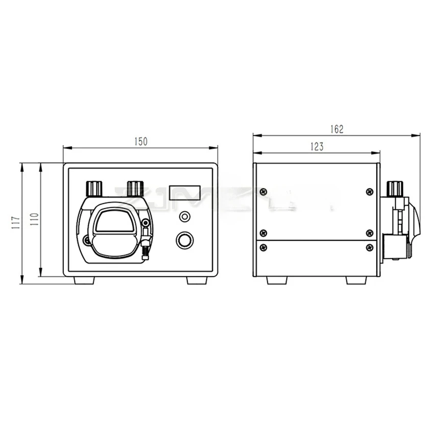 自動蠕動ポンプ,小型インテリジェント自動ポンプ,食品グレードの循環,220V DC