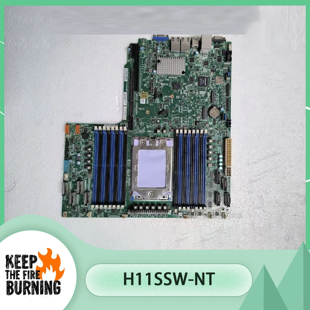 For Supermicro Motherboard AMD Single-Channel Support AMD1 Generation REV:2.0 Server Notherboard H11SSW-NT