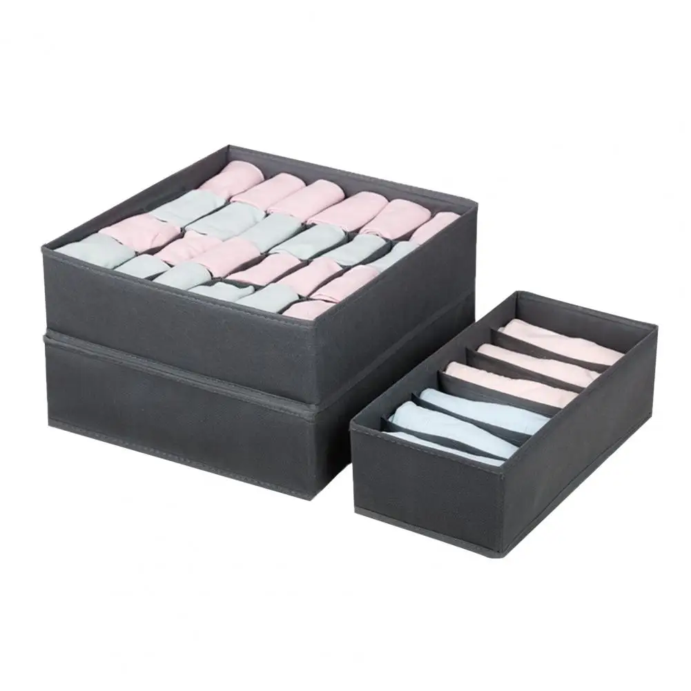 Washable Storage Organizer Clothing Storage Box Closet Drawer Organizer for Underwear Socks Ties for Handkerchiefs for Wardrobe