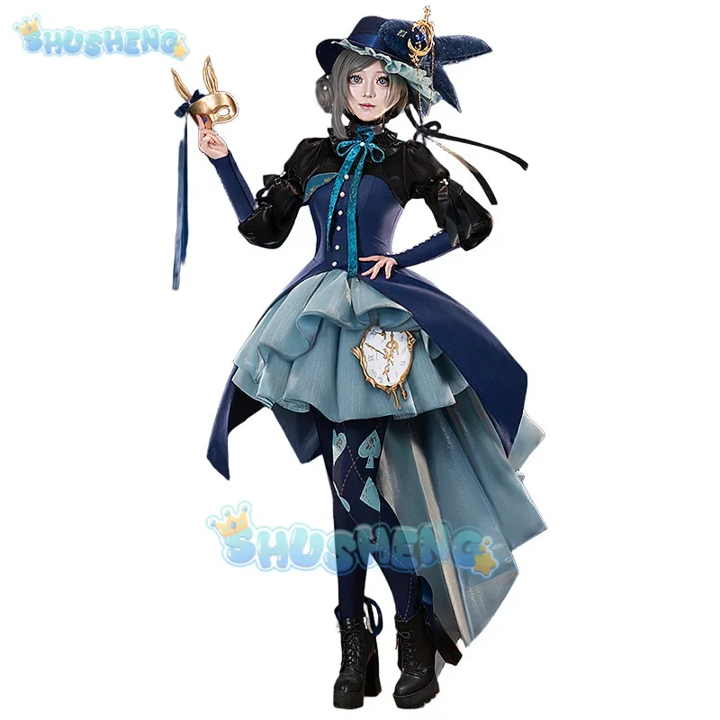 Reverse:1999 Vertin Cosplay Costume Long Eared Watchmaker Uniform Halloween Carnival Party Christmas Play Role Clothes Clothing