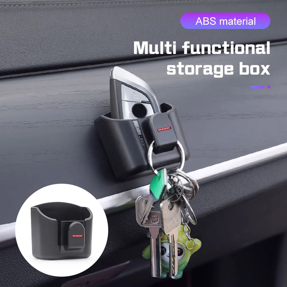 Для Great Wall Haval Hover H1 H4 H6 H7 H9 F5 F7 H2S: Автомобильный органайзер на приборную панель с крючком, самоклеящийся чехол для ключей и очков