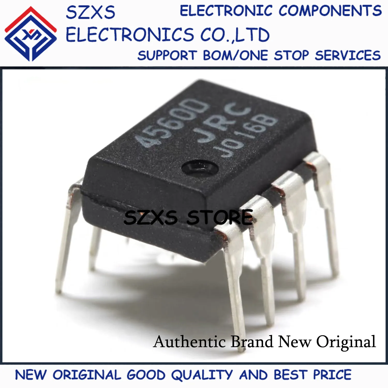 New Original 10Pcs JRC4560D NJM4560D DIP-8 Audio Amplifier Transistor In Stock Electronic Components Good Quality