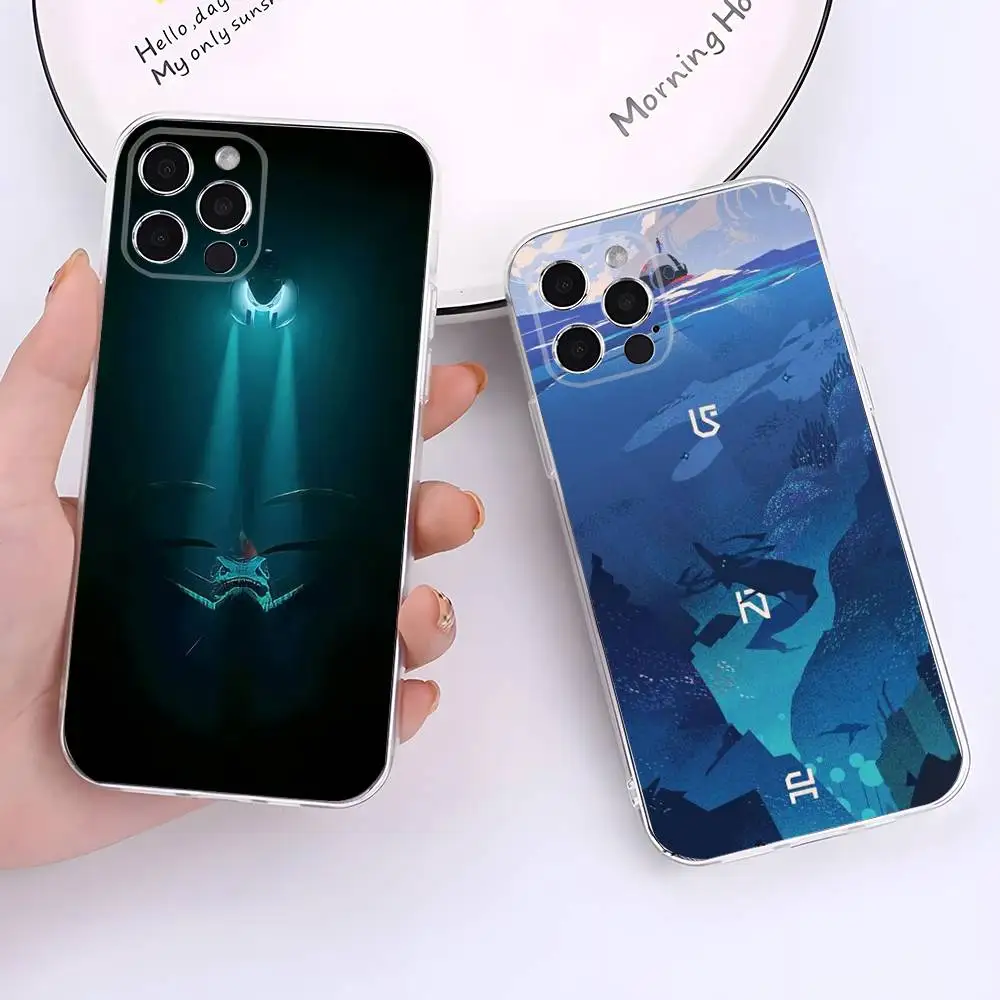

B-Below Zero Subnauticas Phone Case For iPhone 17,16,15,14,13,12,11 Pro,Max,Plus,X,XS,XR,SE4,E Mini Transparent Soft Cover