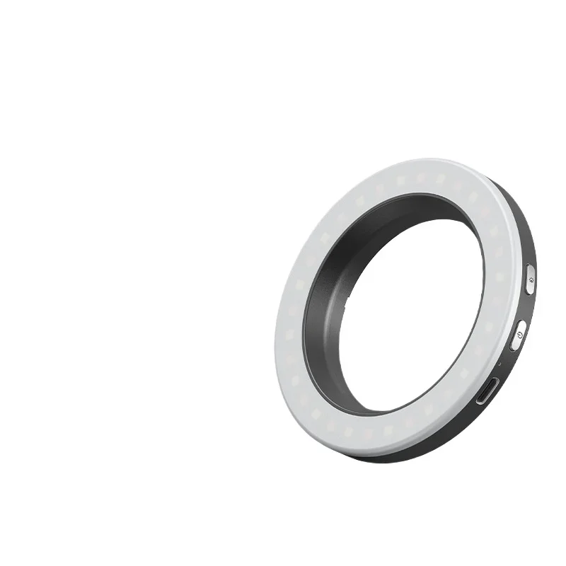 Threaded lens fill light applicable, iPhone camera, photography like mini, portable led circle light