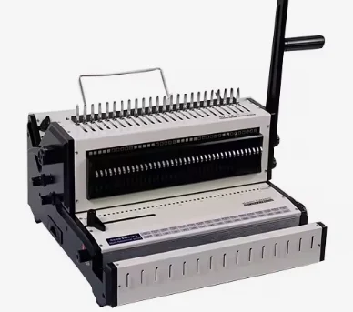 Binding Machine Comb-Style Punching Machine Rubber Ring and Iron Ring Binding Book Manual