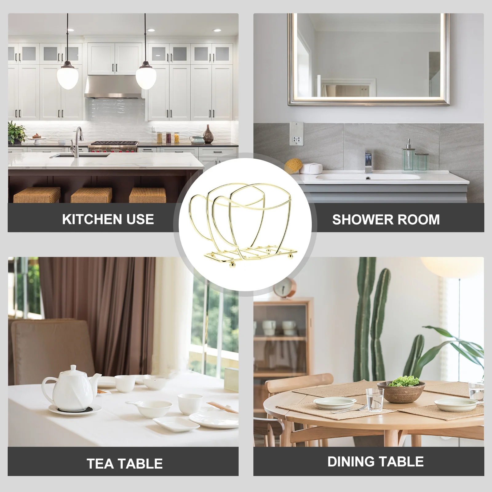 

Stable Tea Cup Shaped Napkin Holder Modern Tissue Stand for Kitchen Table Party Hotel Use Napkin Holder Tissue Holders