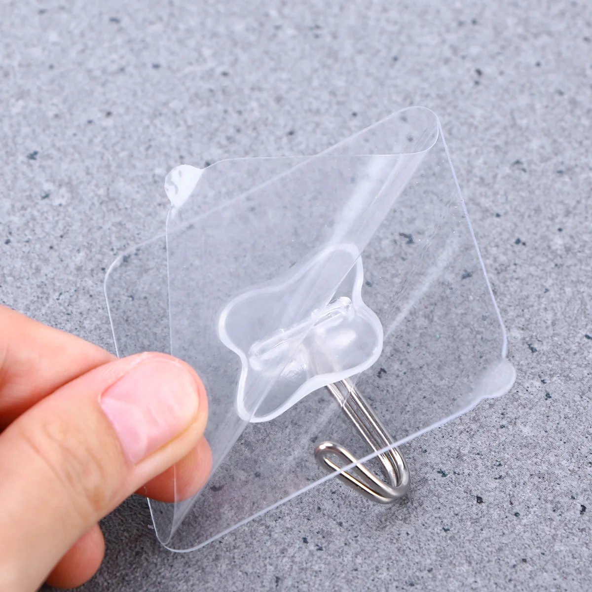 

5pcs Transparent Pvc Suction Cup Hooks No Drill Hanger For Kitchen Bathroom Tile Glass Stainless Steel Organizer Travel Portable