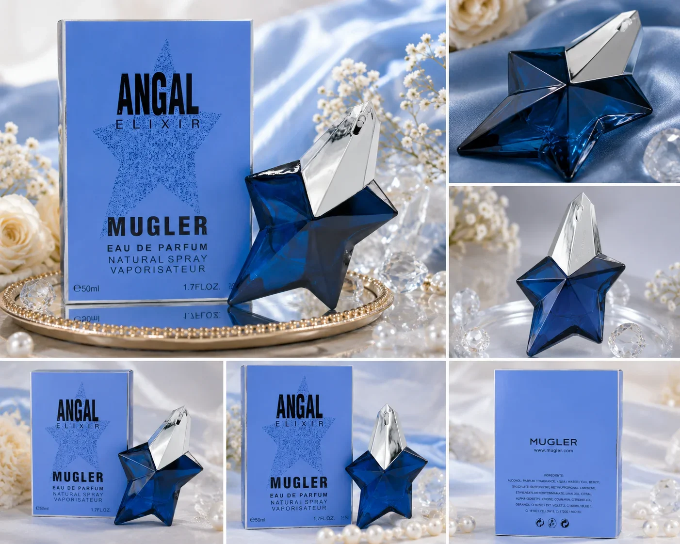 ANGAL ELIXIR Star Eau De Parfum für Damen Langanhaltender Duft Spray Süßer Blumenduft Parfüm Geschenk für Damen 1,7 fl oz / 50ml