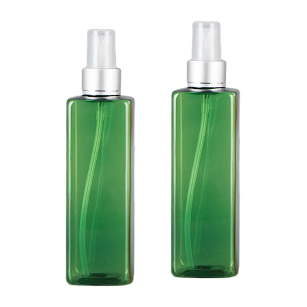 Pulvérisateur de parfum pour tous les jours, pulvérisateur à pompe, idéal pour les voyages, couleur verte, 250ml, 6x2