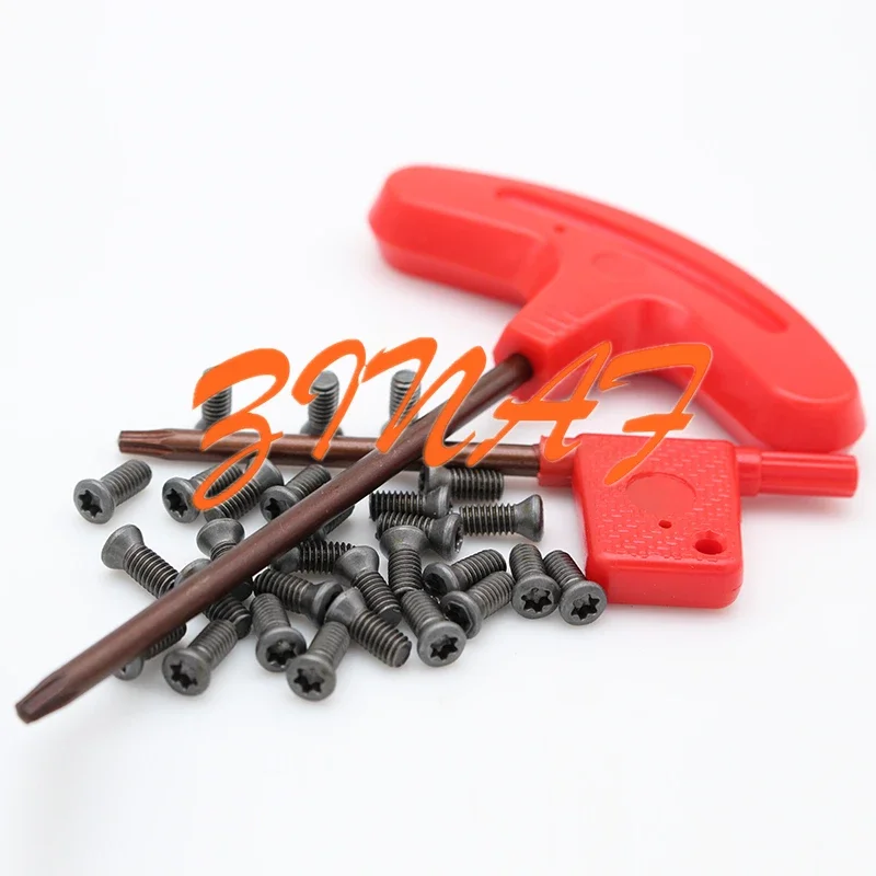 Tool holder screw high quality High hardness CNC turning insert screw M1.8 M2 M2.5 M3 M3.5 M4 M5 Torx screw,T6 T7 T8 T9 Wrench