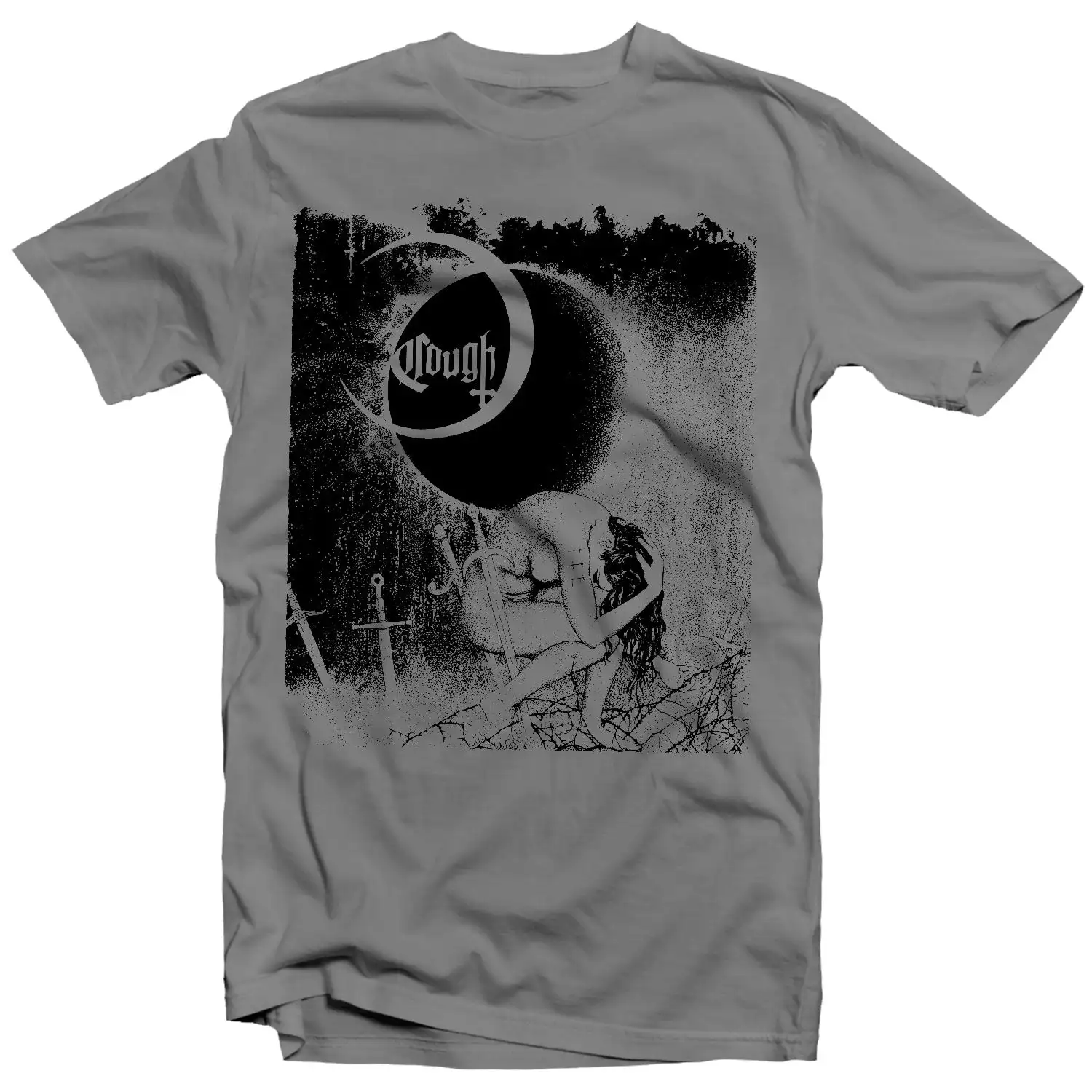 Cough Ritual Abuse Band Graphic Tee 100% Cotton Round Neck Casual Unisex T-shirt Summer Top