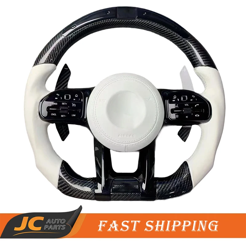 

LED Steering wheel For Mercedes Benz W205 W213 W216 W217 W218 W222 W253 W257 W463 GLE G63 C63 AMG(Customizable)
