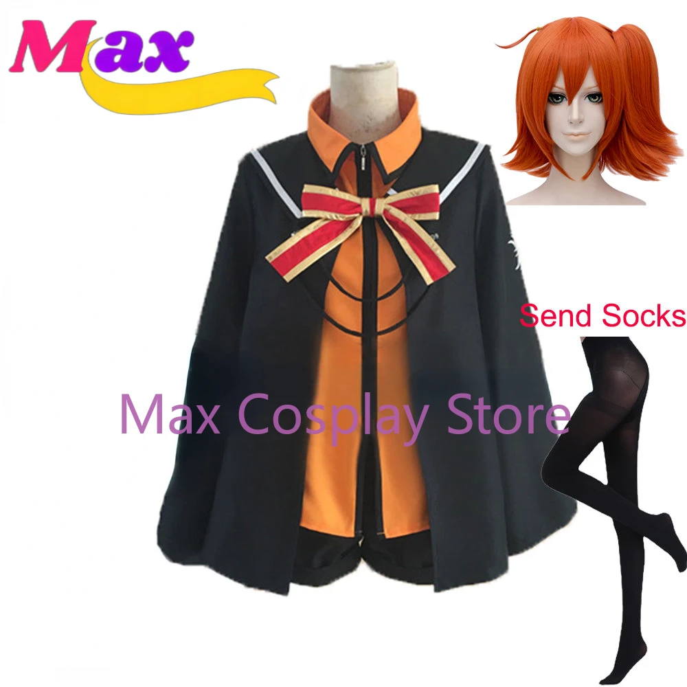 Max Anime Cos FGO Fujimaru Ritsuka Wig Cosplay Costumes Uniform Custom Made Any Size Clothes Custom size