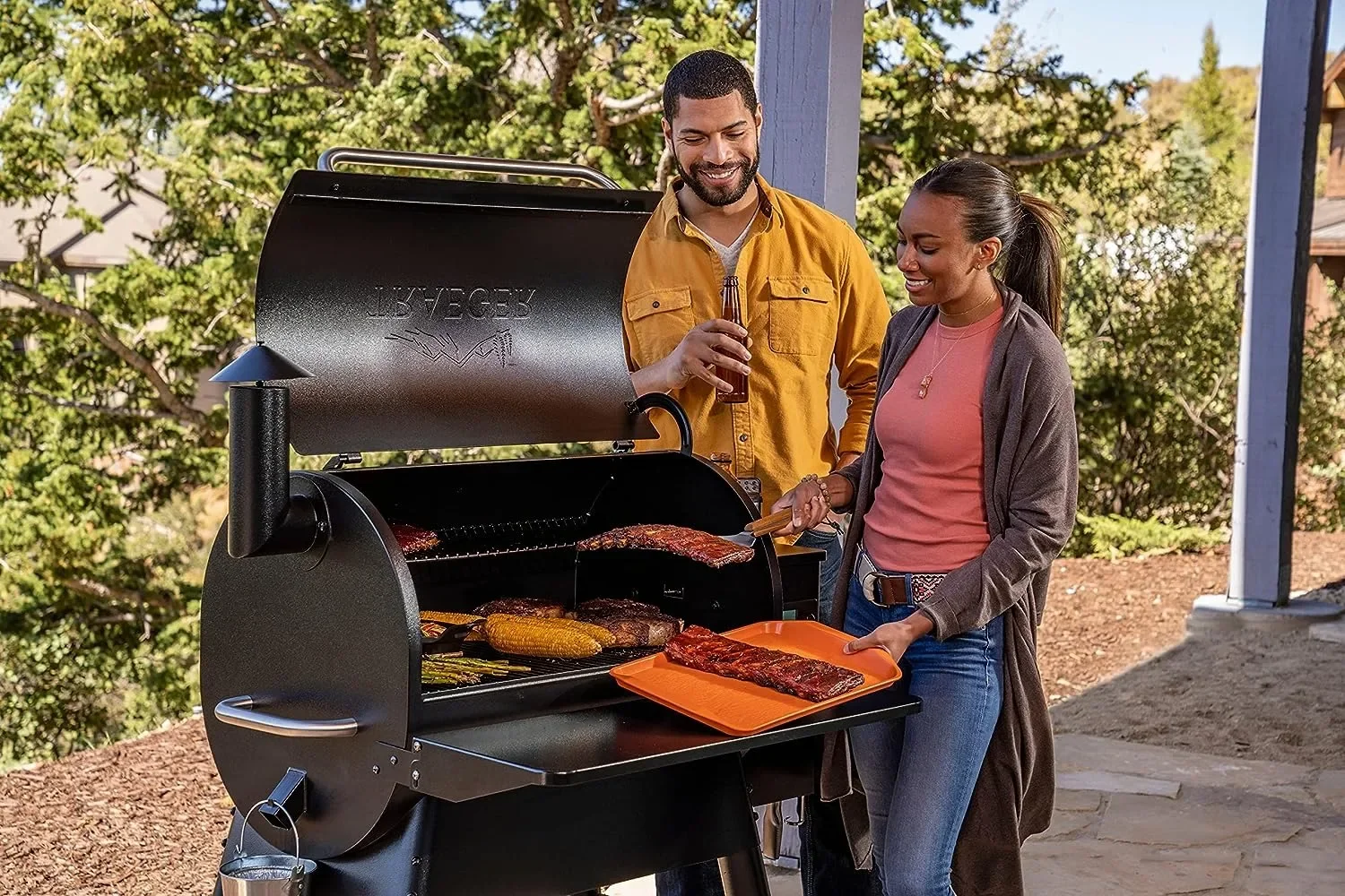 Traeger Grills Pro 780 Electric Wood Pellet Grill and Smoker with WiFi and App Connectivity, Black