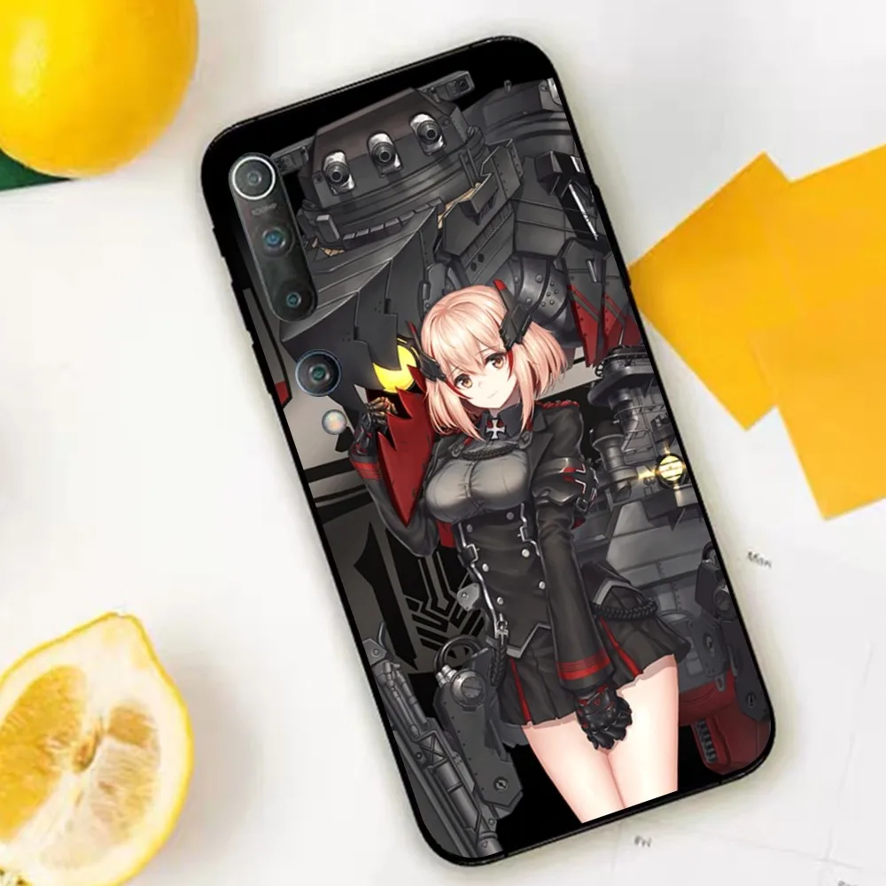 Game Azur Lane Phone Case For Xiaomi Mi 5X 8 9 10 11 12 lite pro 10T PocoX3pro PocoM3 Note 10 pro lite