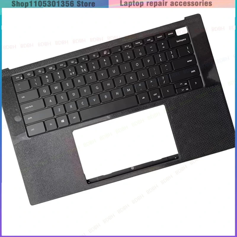 New Original Laptop Case For XPS 15 9500 9510 Precision 5550 5560 Palmrest Upper C Cover Shell With US Backlit Keyboard Parts