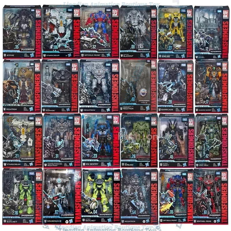 In Stock Transforming Toys Studio Series SS Full Series 1-61 Starscream Lock OP Steel Megatron Bee Action Figure Collection Gift