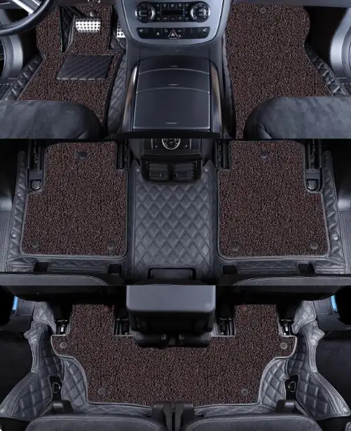 

Специальные автомобильные коврики на заказ для Mercedes Benz GLB 35 AMG, 7 мест, 2025-2020, водонепроницаемые двухслойные ковры для GLB35 2024