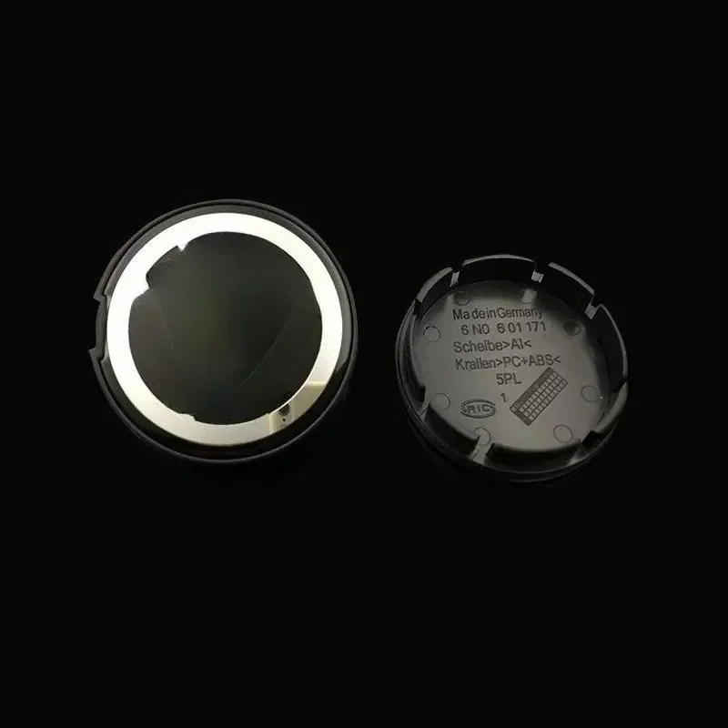 4pcs 56mm Flat Hub Center Cap Cover Label Sticker for VW Bora Car Tire Wheel Rim 04-15 Years