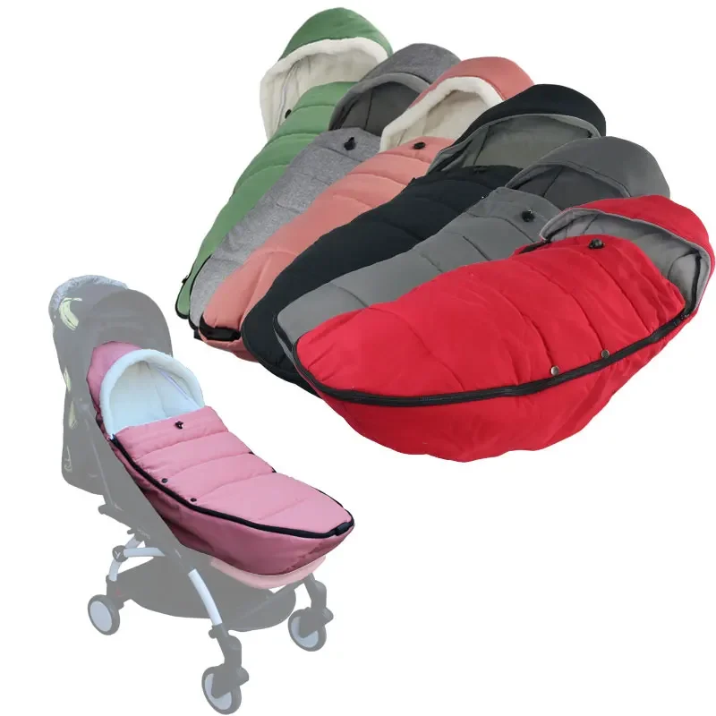 New Universal Foot Muff Cosy Toes Apron Liner Buggy Pram Stroller Umbrella Cover Windproof Warm Padded Cotton Pad for Yoyo yoya