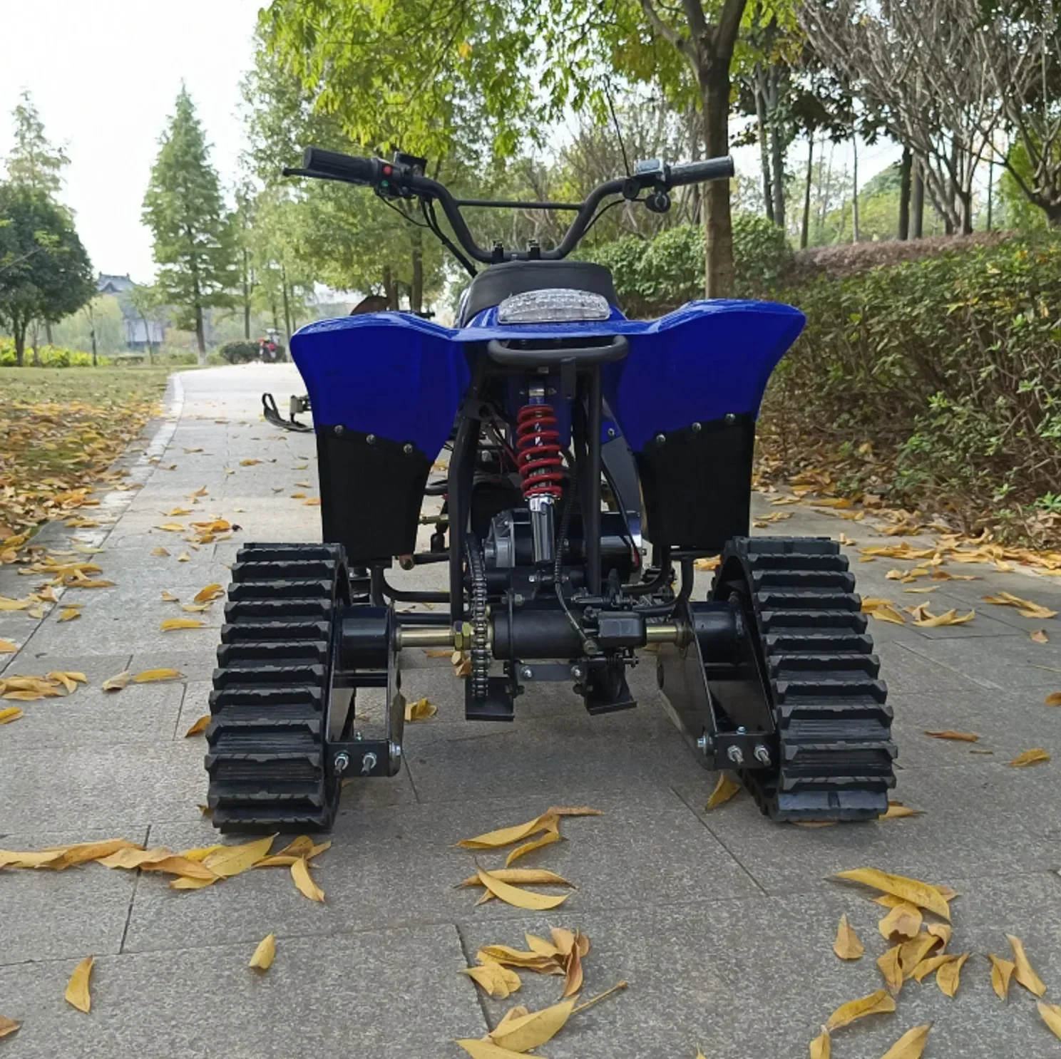 2025 Wholesale Cross-Border Export Double Snowmobile Sled Car Ski Resort Motorcycle Trail Style 150cc Engine Snow Scooter