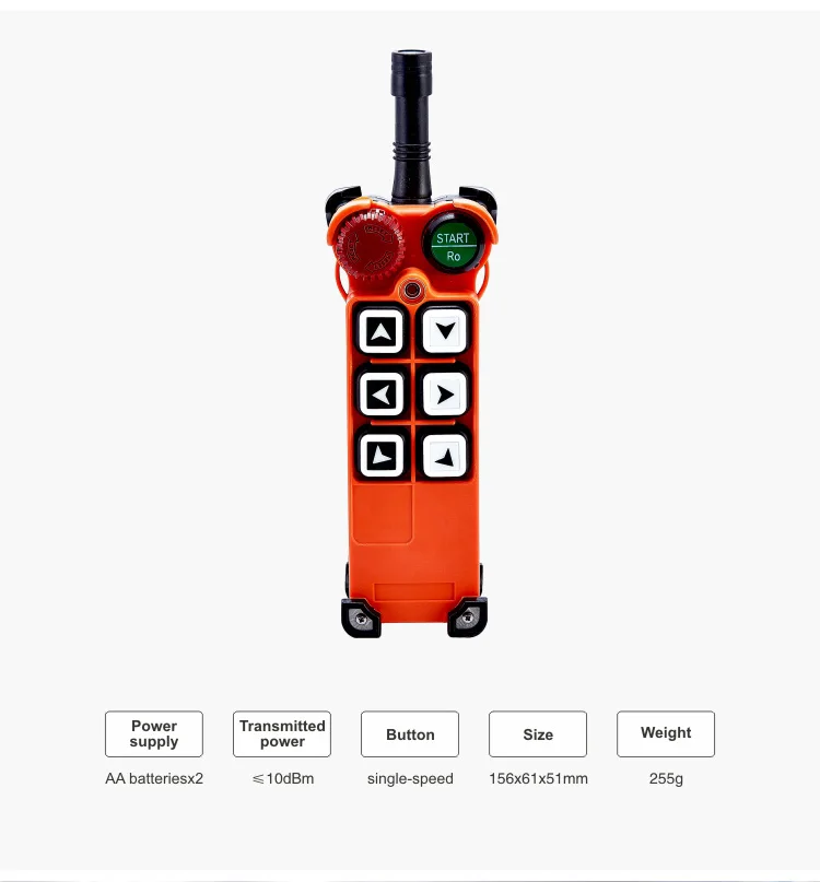 Telecontrol Telecrane compatible Industrial radio remote control F21-E1/F21-E2Transmitter controller