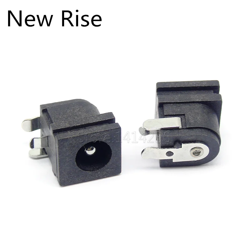 DC Power Socket 5.5x2.1mm 5.5x2.5mm 6.3x3.0mm 3Pin Vertical With Card Slot DC-062