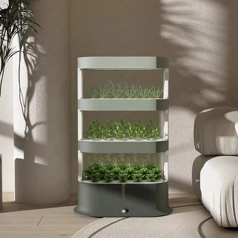 

Крытый гидропонный овощной горшок, многослойное интеллектуальное оборудование для выращивания без беспочвеня, домашний садовый горшок для фруктов