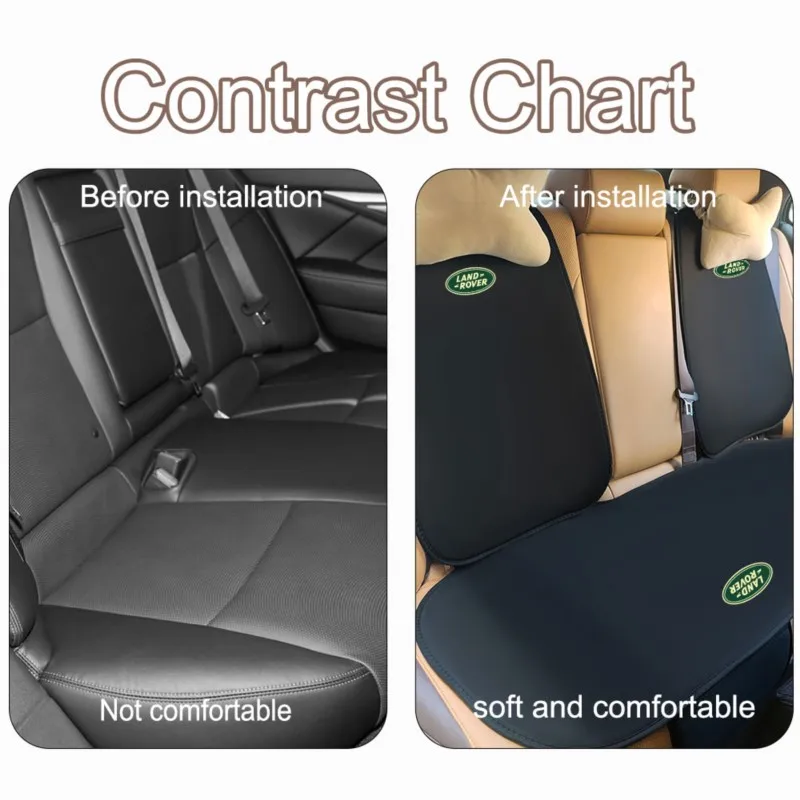 1PC Car Seat Cover Set Vehicle Seat Backrest Cushion Moisture-Proof Auto Seat Protector For Landrover SVR Discovery Velar Evoque