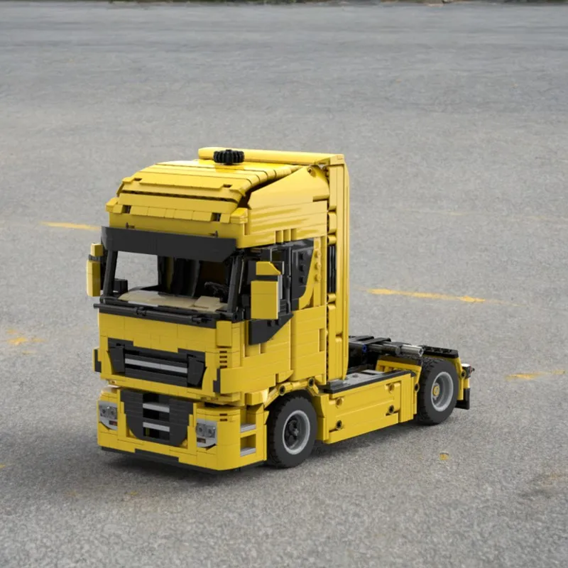 

1561PCS IVECOasd Stralissa 500 1:21 Scale MOC Building Blocks, Handmade Assembly, Create a Super Realistic Heavy Truck Model!
