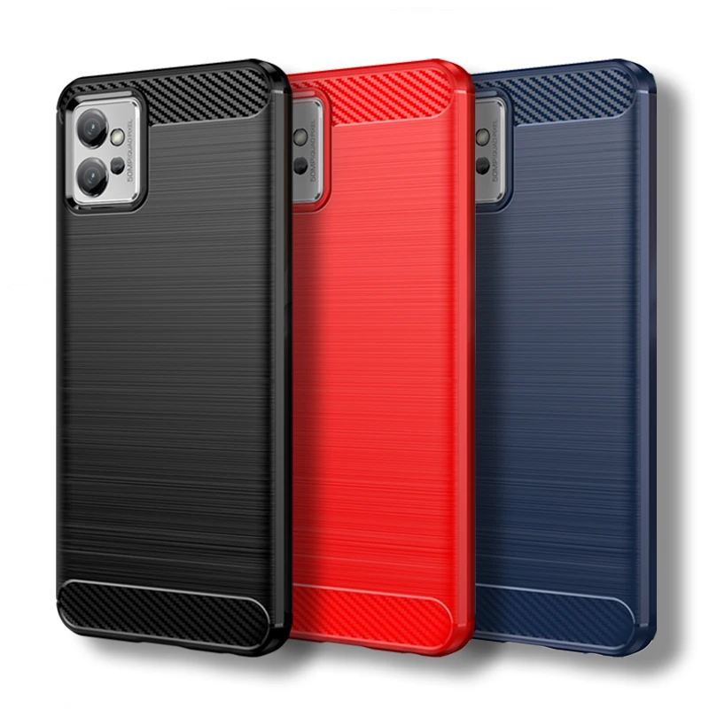 

For Motorola Moto G32 Case For Moto G32 4G Cover 6.5 Inch Carbon Fiber Shockproof Silicone Bumper For Motorola Moto G32 Fundas