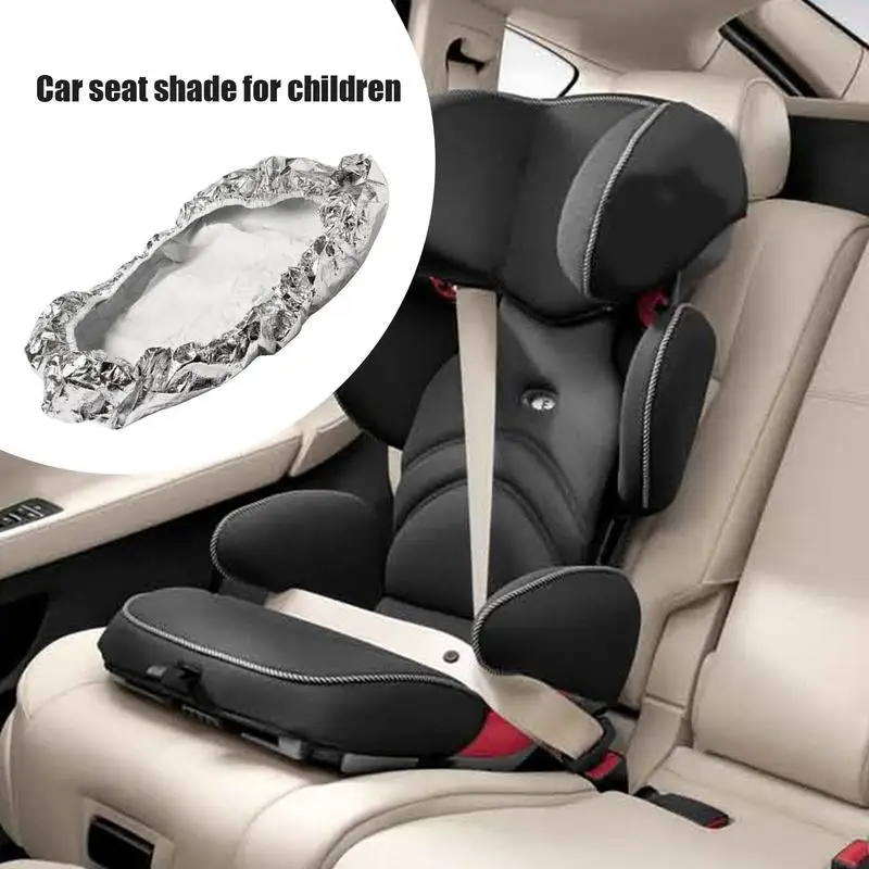 Car Seat Sun Protector Baby Car Seats Heat Protector Elastic Reflective Baby Seat Covers Portable Cooling Car Seat Heat Shield