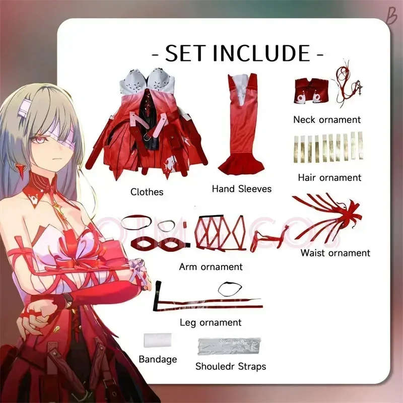 Wuthering موجات Phrolova تأثيري حلي كرنفال موحدة هالوين ملابس تنكرية للحفلات أنيمي حفلة تنكرية النساء الكبار لعبة