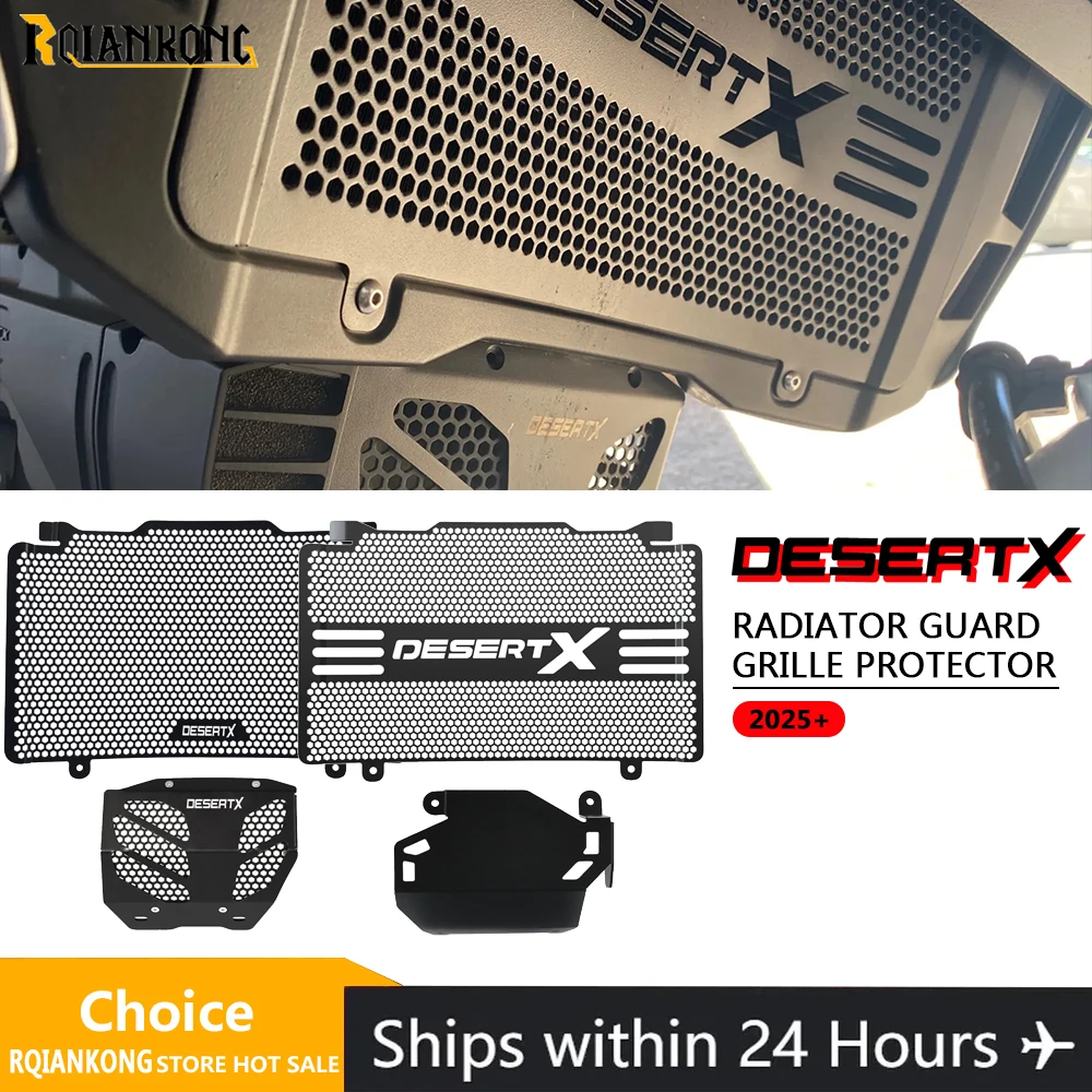 

For Ducati DESERT X Rally DesertX 2022 2023 2024 2025 Motorcycle Radiator Grille Guard Cover Protection Engine Guard Protector