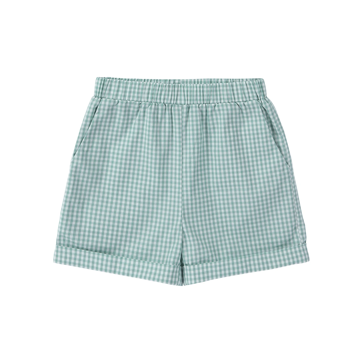 Sage Collection – Boys Gingham Shorts