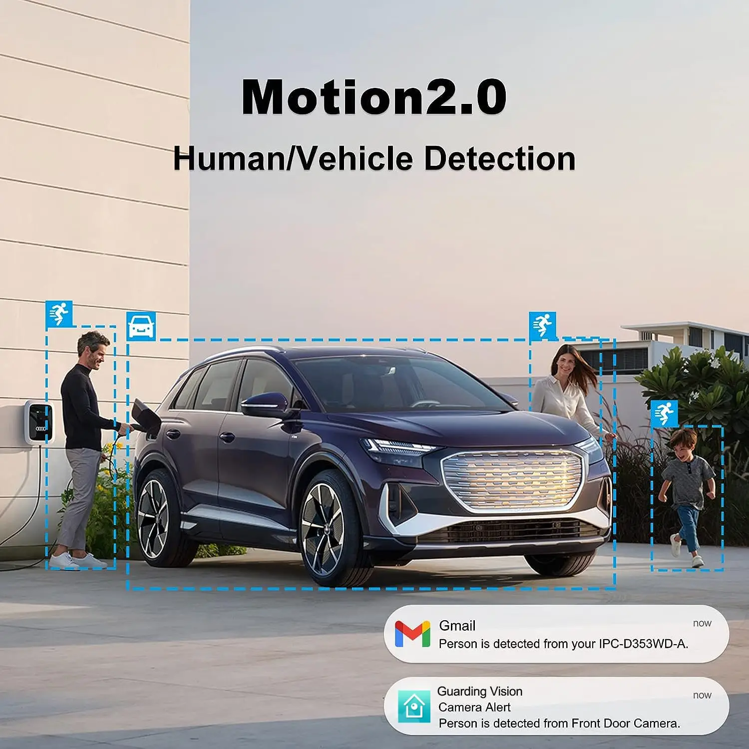 4Pcs US Stock Anpviz 8MP POE IP Turret Camera Black Outdoor Dual-Light IR 30M Video Surveillance Human/Car Detection H.265+ WDR