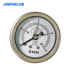 Jinpinlub Radial Immersion 160bar Shockproof Hydraulic Pressure Gauge Meter For Water Gas Oil Pressure