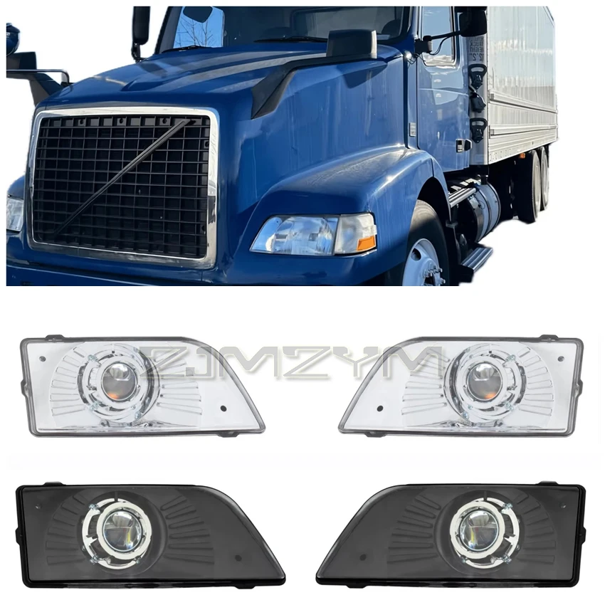 Car Accessories Head Lamp Headlight Modified LED Headlight Assembly Suitable For Volvo VNM 1999-2017 VNL 1996-2003 Semi Trucks